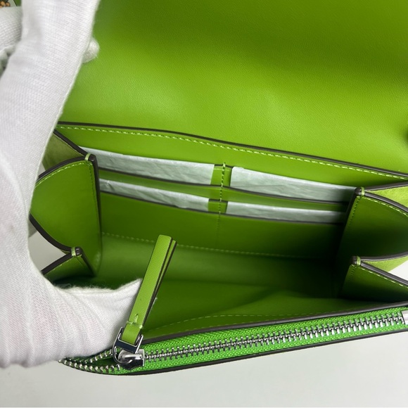 NWT Tory Burch Suede Chain Wallet - Picture 7 of 14